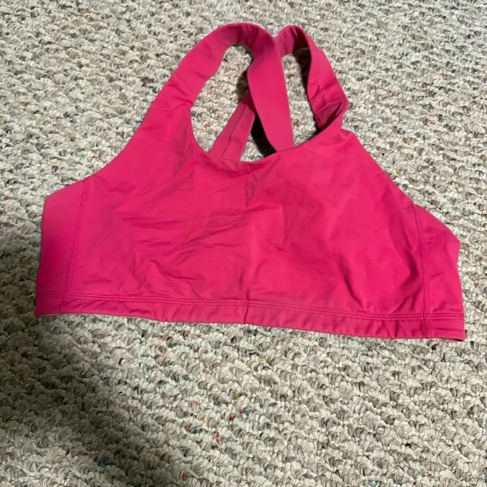 Lululemon All Sport Bra III in Pink- Size 12